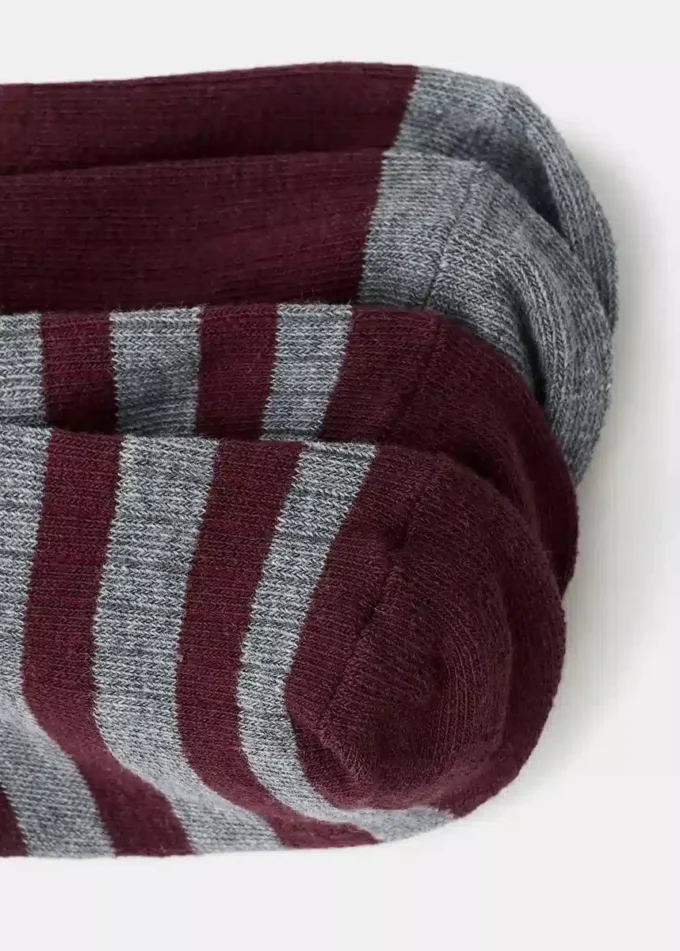 2er-Pack gemusterte Socken