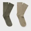 2er-Pack gerippte Baumwollsocken 2er-Pack gerippte Baumwollsocken