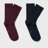 2er-Pack gerippte Baumwollsocken 2er-Pack gerippte Baumwollsocken