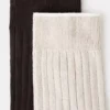 2er-Pack gerippte Baumwollsocken 2er-Pack gerippte Baumwollsocken