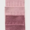 2er-Pack gerippte Socken