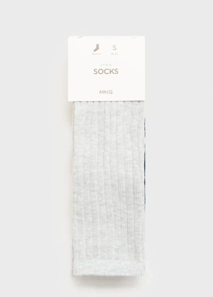 2er-Pack gerippte Socken 2er-Pack gerippte Socken