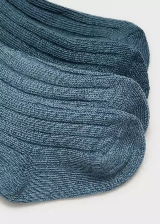 2er-Pack gerippte Socken