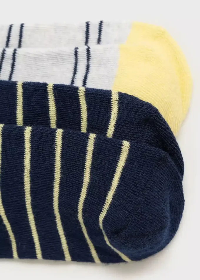 2er-Pack gestreifte Socken