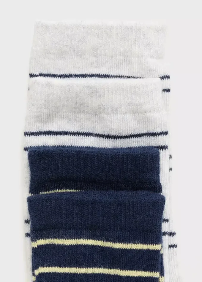 2er-Pack gestreifte Socken