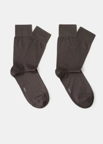 2er-Pack lange Baumwollsocken