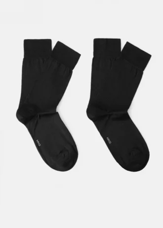 2er-Pack lange Baumwollsocken