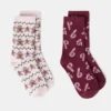 2er-Pack Socken mit Weihnachtsmotiv 2er-Pack Socken mit Weihnachtsmotiv