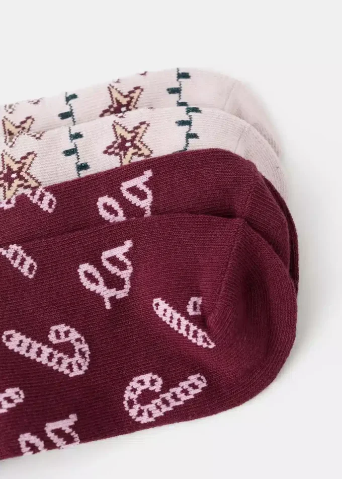 2er-Pack Socken mit Weihnachtsmotiv 2er-Pack Socken mit Weihnachtsmotiv
