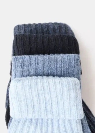 4er-Pack gerippte Socken