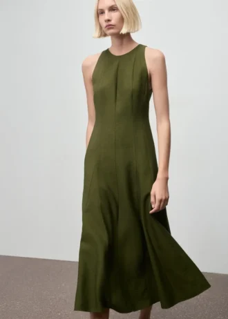 A-Linien-Kleid mit Godets