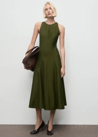 A-Linien-Kleid mit Godets