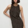 A-Linien-Kleid mit Polka-Dots A-Linien-Kleid mit Polka-Dots