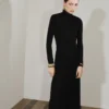 A-Linien-Kleid mit Rollkragen A-Linien-Kleid mit Rollkragen