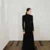 A-Linien-Kleid mit Rollkragen A-Linien-Kleid mit Rollkragen