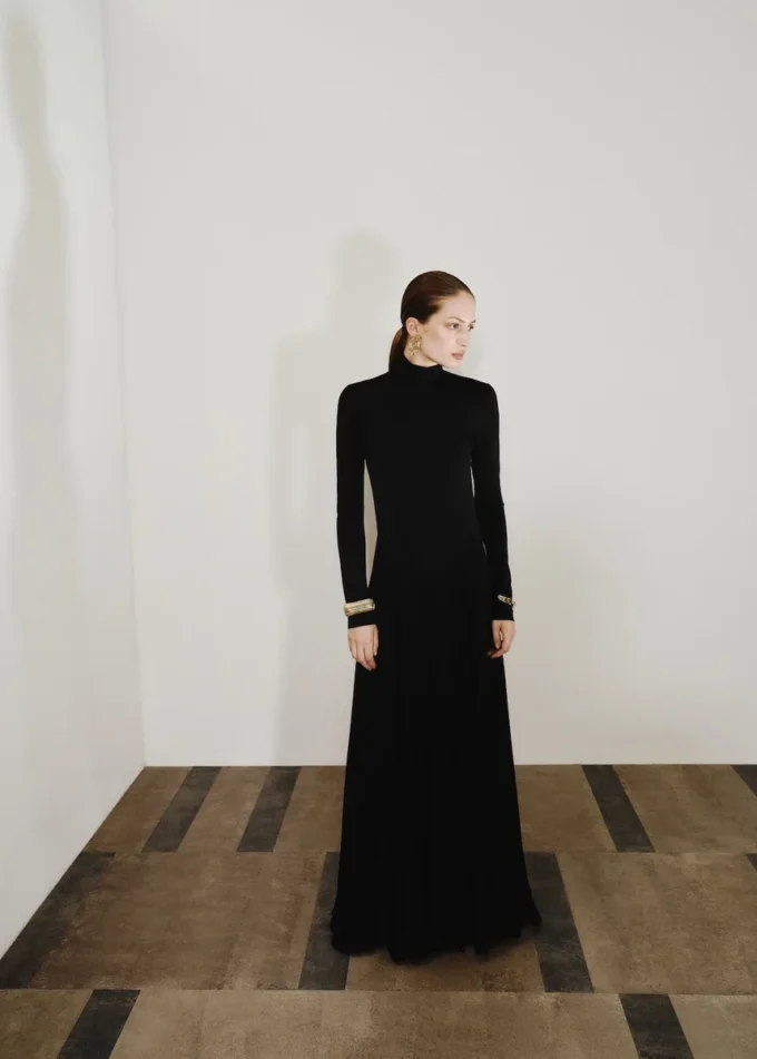 A-Linien-Kleid mit Rollkragen A-Linien-Kleid mit Rollkragen