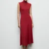 A-Linien-Kleid mit Rollkragen A-Linien-Kleid mit Rollkragen