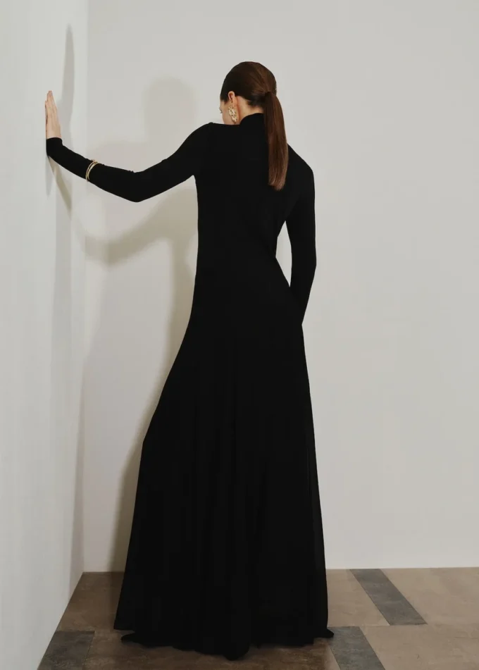 A-Linien-Kleid mit Rollkragen A-Linien-Kleid mit Rollkragen