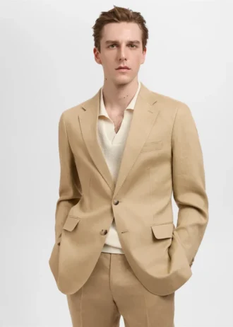 Amalfi 100 % Leinen Slim-Fit-Anzugblazer