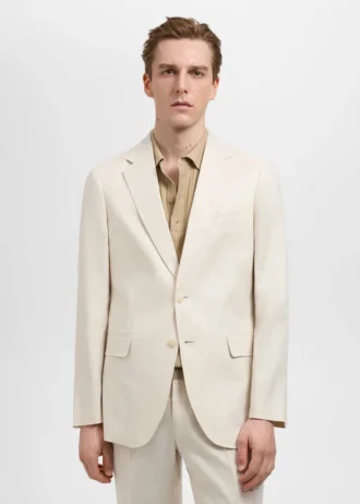 Amalfi 100 % Leinen Slim-Fit-Anzugblazer