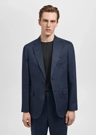 Amalfi 100 % Leinen Slim-Fit-Anzugblazer