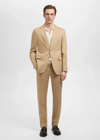 Amalfi 100 % Leinen Slim-Fit-Anzugblazer