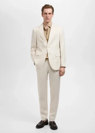 Amalfi 100 % Leinen Slim-Fit-Anzugblazer