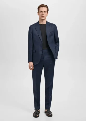 Amalfi 100 % Leinen Slim-Fit-Anzugblazer