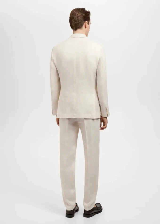 Amalfi 100 % Leinen Slim-Fit-Anzugblazer Amalfi 100 % Leinen Slim-Fit-Anzugblazer