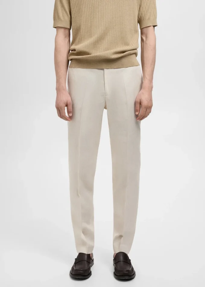 Amalfi 100 % Leinen Slim-Fit-Anzughose