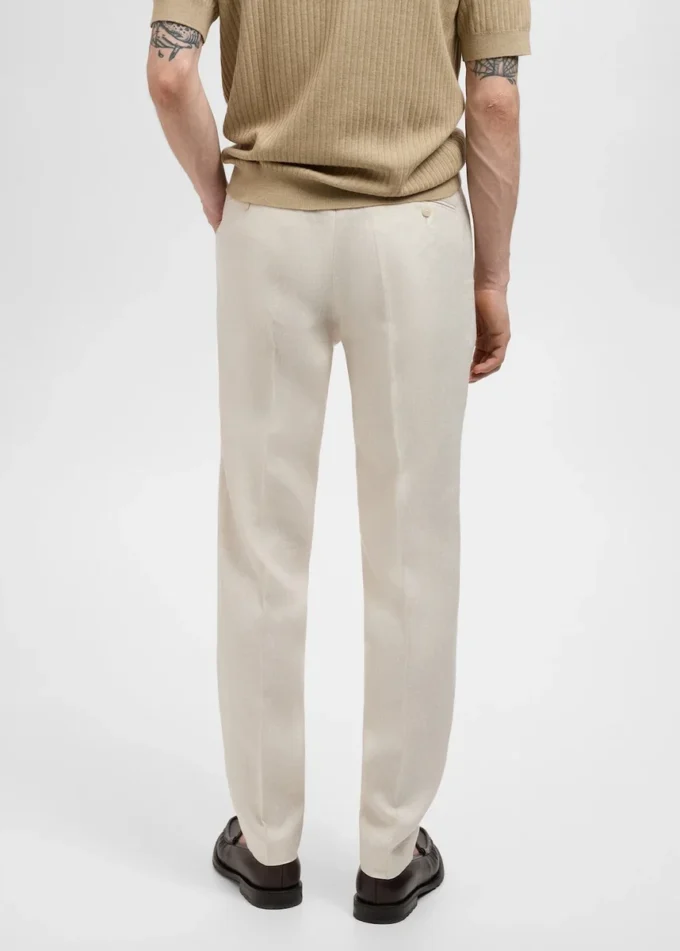 Amalfi 100 % Leinen Slim-Fit-Anzughose