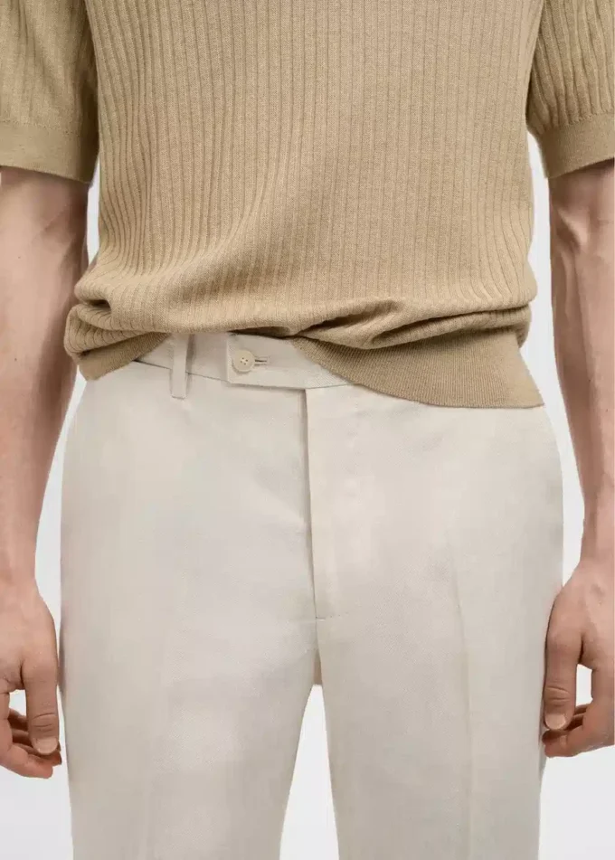 Amalfi 100 % Leinen Slim-Fit-Anzughose