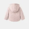 Anorak mit Blumenmuster und Lammfellfutter