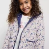 Anorak mit Blumenprint und Steppung Anorak mit Blumenprint und Steppung