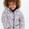 Anorak mit Blumenprint und Steppung Anorak mit Blumenprint und Steppung