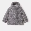 Anorak mit Felloptik und Blumenprint Anorak mit Felloptik und Blumenprint