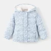 Anorak mit Felloptik und Blumenprint Anorak mit Felloptik und Blumenprint