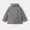 Anorak mit Felloptik und Blumenprint Anorak mit Felloptik und Blumenprint
