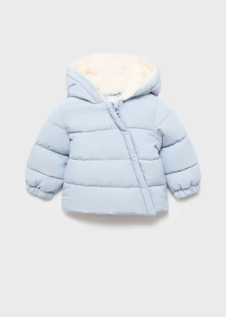 Anorak mit Kapuze in Lammfelloptik