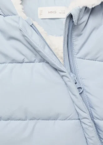 Anorak mit Kapuze in Lammfelloptik