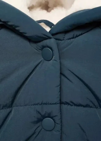 Anorak mit Kapuze in Lammfelloptik