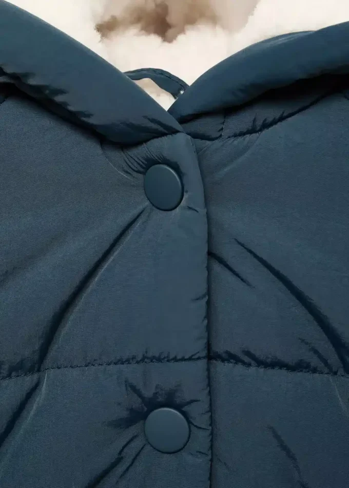 Anorak mit Kapuze in Lammfelloptik