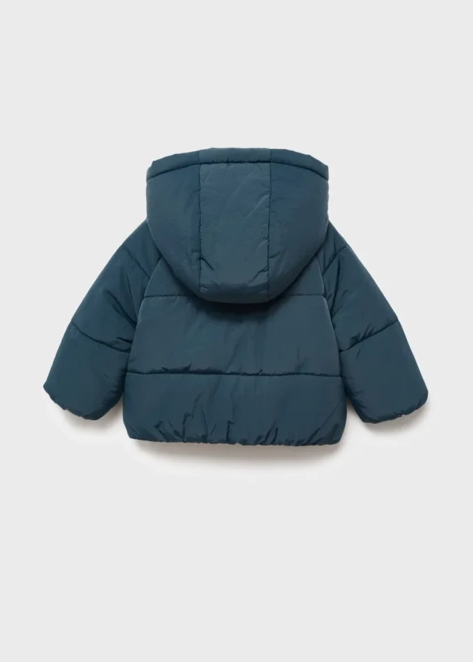Anorak mit Kapuze in Lammfelloptik