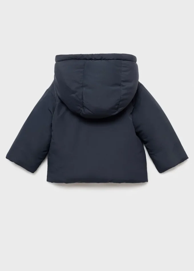 Anorak mit Kapuze in Lammfelloptik