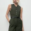 Anzugartiger Jumpsuit mit Anzug