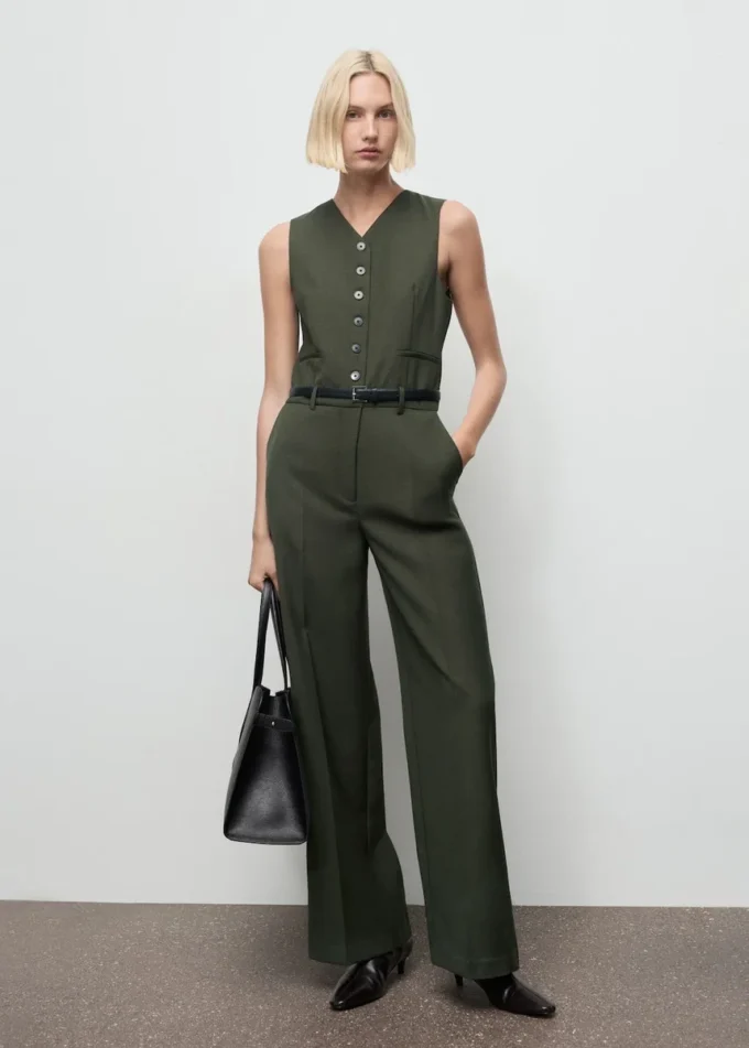 Anzugartiger Jumpsuit mit Anzug