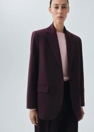 Anzugblazer aus Wollmischgewebe