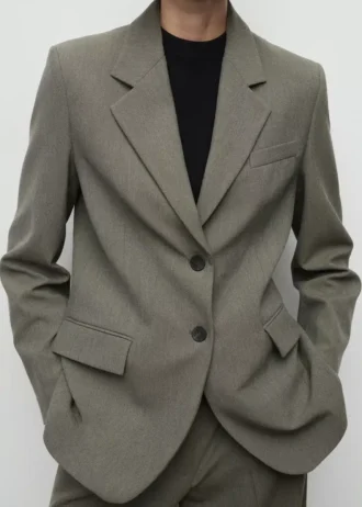 Anzugblazer mit Pattentaschen