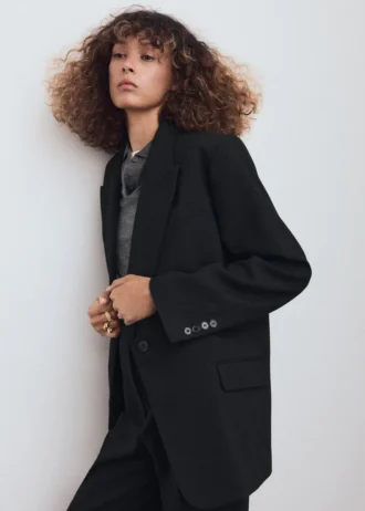 Anzugblazer mit Pattentaschen