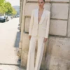 Anzugblazer mit Satinrevers Anzugblazer mit Satinrevers